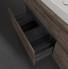 Тумба под раковину Villeroy & Boch Collaro 160х50 см с подсветкой ДСП каменный дуб C029B0RK