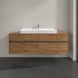 Тумба під раковину Villeroy & Boch Collaro 160х50 см із підсвічуванням ДСП дуб канзас C031B0RH