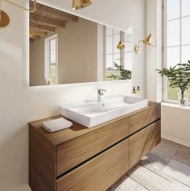 Тумба під раковину Villeroy & Boch Collaro 160х50 см із підсвічуванням ДСП дуб канзас C031B0RH