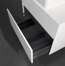 Тумба під раковину Villeroy & Boch Collaro 80х50 см із підсвічуванням МДФ глянсовий білий C037B0DH