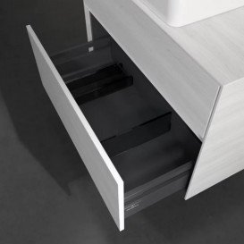 Тумба під раковину Villeroy & Boch Collaro 80х50 см із підсвічуванням ДСП біле дерево C037B0E8