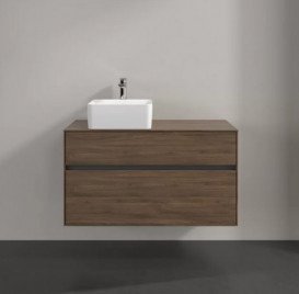 Тумба під раковину Villeroy & Boch Collaro 100х50 см із підсвічуванням ДСП дуб аризона C039B0VH