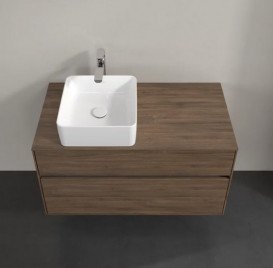 Тумба під раковину Villeroy & Boch Collaro 100х50 см із підсвічуванням ДСП дуб аризона C039B0VH