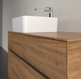 Тумба под раковину Villeroy & Boch Collaro 100х50 см с подсветкой ДСП дуб канзас C039B0RH