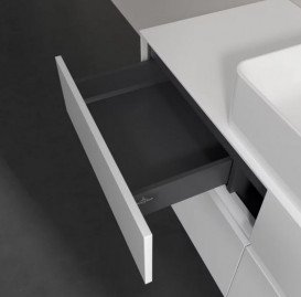 Тумба під раковину Villeroy & Boch Collaro 120х50 см із підсвічуванням ДСП матовий білий C041B0MS