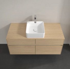 Тумба под раковину Villeroy & Boch Collaro 120х50 см с подсветкой ДСП северный дуб C041B0VJ