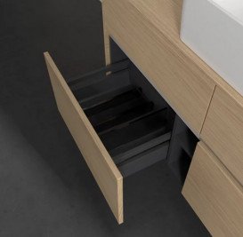 Тумба под раковину Villeroy & Boch Collaro 120х50 см с подсветкой ДСП северный дуб C041B0VJ