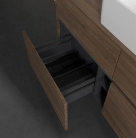 Тумба под раковину Villeroy & Boch Collaro 120х50 см с подсветкой ДСП дуб аризона C041B0VH