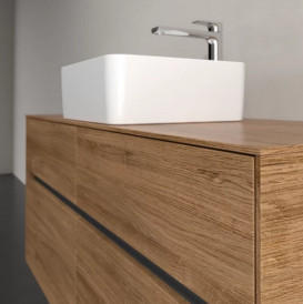 Тумба під раковину Villeroy & Boch Collaro 120х50 см із підсвічуванням ДСП дуб канзас C041B0RH
