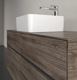 Тумба під раковину Villeroy & Boch Collaro 120х50 см із підсвічуванням ДСП кам'яний дуб C041B0RK