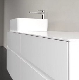 Тумба під раковину Villeroy & Boch Collaro 120х50 см із підсвічуванням МДФ глянсовий білий C042B0DH