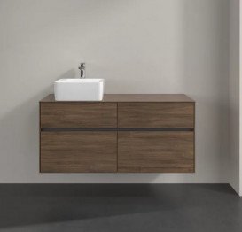 Тумба под раковину Villeroy & Boch Collaro 120х50 см с подсветкой ДСП дуб аризона C042B0VH