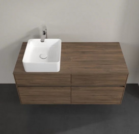 Тумба под раковину Villeroy & Boch Collaro 120х50 см с подсветкой ДСП дуб аризона C042B0VH