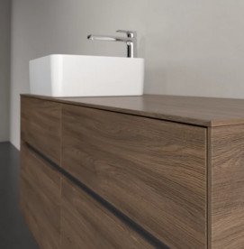 Тумба под раковину Villeroy & Boch Collaro 120х50 см с подсветкой ДСП дуб аризона C042B0VH