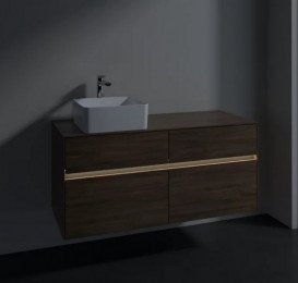Тумба под раковину Villeroy & Boch Collaro 120х50 см с подсветкой ДСП дуб аризона C042B0VH