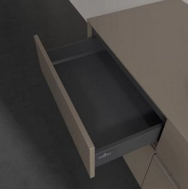 Тумба под раковину Villeroy & Boch Collaro 120х50 см с подсветкой ДСП трюфель серый C043B0VG