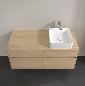 Тумба під раковину Villeroy & Boch Collaro 120х50 см із підсвічуванням ДСП північний дуб C043B0VJ