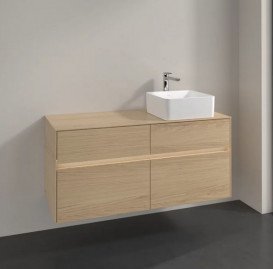 Тумба під раковину Villeroy & Boch Collaro 120х50 см із підсвічуванням ДСП північний дуб C043B0VJ