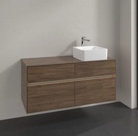 Тумба під раковину Villeroy & Boch Collaro 120х50 см із підсвічуванням ДСП дуб аризона C043B0VH