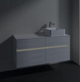 Тумба під раковину Villeroy & Boch Collaro 120х50 см із підсвічуванням ДСП біле дерево C043B0E8