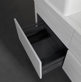 Тумба под раковину Villeroy & Boch Collaro 120х50 см с подсветкой ДСП белое дерево C044B0E8