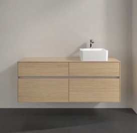 Тумба під раковину Villeroy & Boch Collaro 140х50 см із підсвічуванням ДСП північний дуб C047B0VJ