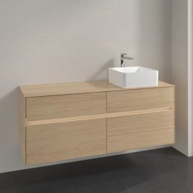 Тумба під раковину Villeroy & Boch Collaro 140х50 см із підсвічуванням ДСП північний дуб C047B0VJ