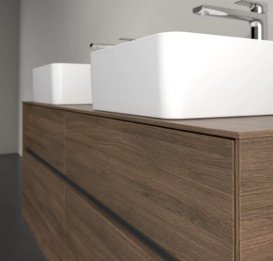 Тумба під раковину Villeroy & Boch Collaro 140х50 см із підсвічуванням ДСП дуб аризона C048B0VH