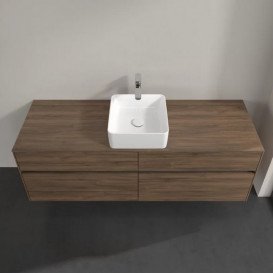 Тумба під раковину Villeroy & Boch Collaro 160х50 см із підсвічуванням ДСП дуб аризона C049B0VH