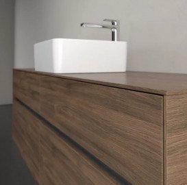 Тумба під раковину Villeroy & Boch Collaro 160х50 см із підсвічуванням ДСП дуб аризона C049B0VH