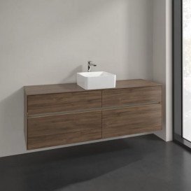 Тумба під раковину Villeroy & Boch Collaro 160х50 см із підсвічуванням ДСП дуб аризона C049B0VH