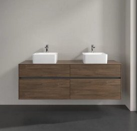 Тумба під раковину Villeroy & Boch Collaro 160х50 см із підсвічуванням ДСП дуб аризона C052B0VH