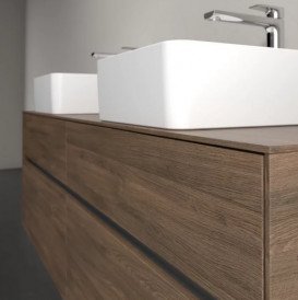 Тумба під раковину Villeroy & Boch Collaro 160х50 см із підсвічуванням ДСП дуб аризона C052B0VH