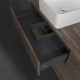 Тумба під раковину Villeroy & Boch Collaro 160х50 см із підсвічуванням ДСП кам'яний дуб C052B0RK