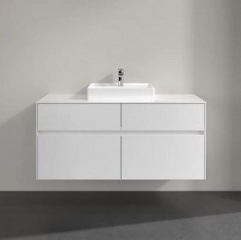 Тумба под раковину Villeroy & Boch Collaro 120х50 см ДСП белый матовый C07000MS