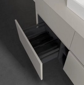 Тумба под раковину Villeroy & Boch Collaro 120х50 см ДСП мягкий серый C07000VK