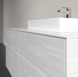 Тумба під раковину Villeroy&Boch Collaro 120х50 см ДСП біле дерево C07200E8