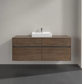 Тумба під раковину Villeroy & Boch Collaro 140х50 см ДСП дуб аризона C07300VH