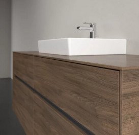 Тумба під раковину Villeroy & Boch Collaro 140х50 см ДСП дуб аризона C07300VH