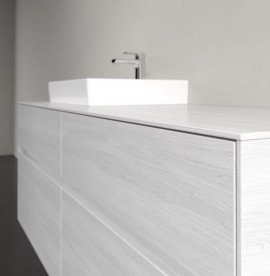 Тумба под раковину Villeroy & Boch Collaro 140х50 см ДСП белое дерево C07400E8