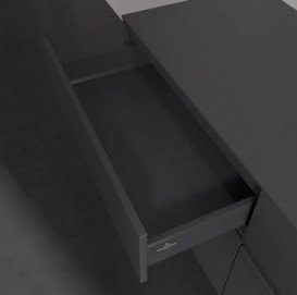 Тумба під раковину Villeroy&Boch Collaro 140х50 см МДФ глянсовий сірий C07500FP