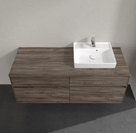 Тумба під раковину Villeroy & Boch Collaro 140х50 см ДСП кам'яний дуб C07500RK