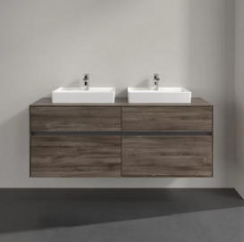 Тумба под раковину Villeroy & Boch Collaro 140х50 см ДСП каменный дуб C07600RK