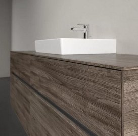 Тумба під раковину Villeroy & Boch Collaro 160х50 см ДСП кам'яний дуб C07700RK