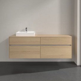 Тумба під раковину Villeroy&Boch Collaro 160х50 см ДСП північний дуб C07800VJ