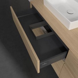 Тумба під раковину Villeroy&Boch Collaro 160х50 см ДСП північний дуб C07800VJ