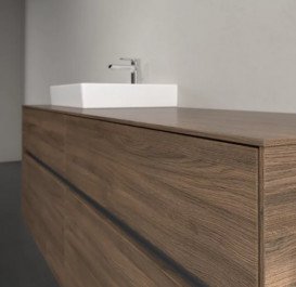 Тумба під раковину Villeroy & Boch Collaro 160х50 см ДСП дуб аризона C07800VH