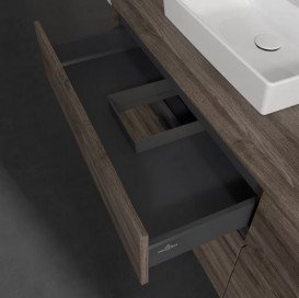 Тумба під раковину Villeroy & Boch Collaro 160х50 см ДСП кам'яний дуб C07800RK