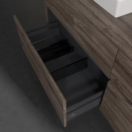 Тумба під раковину Villeroy & Boch Collaro 160х50 см ДСП кам'яний дуб C07800RK