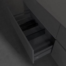 Тумба під раковину Villeroy&Boch Collaro 160х50 см МДФ глянсовий сірий C07900FP